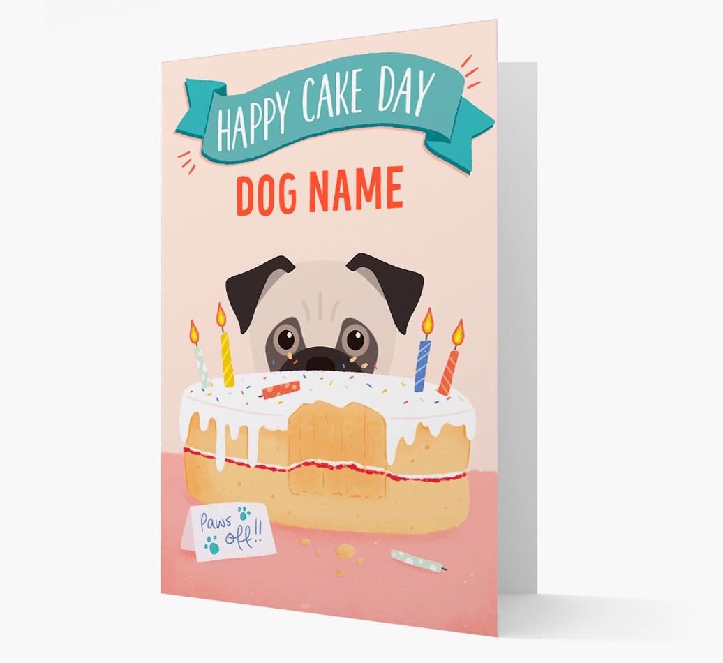 Happy Cake Day: Personalized {breedFullName} Card