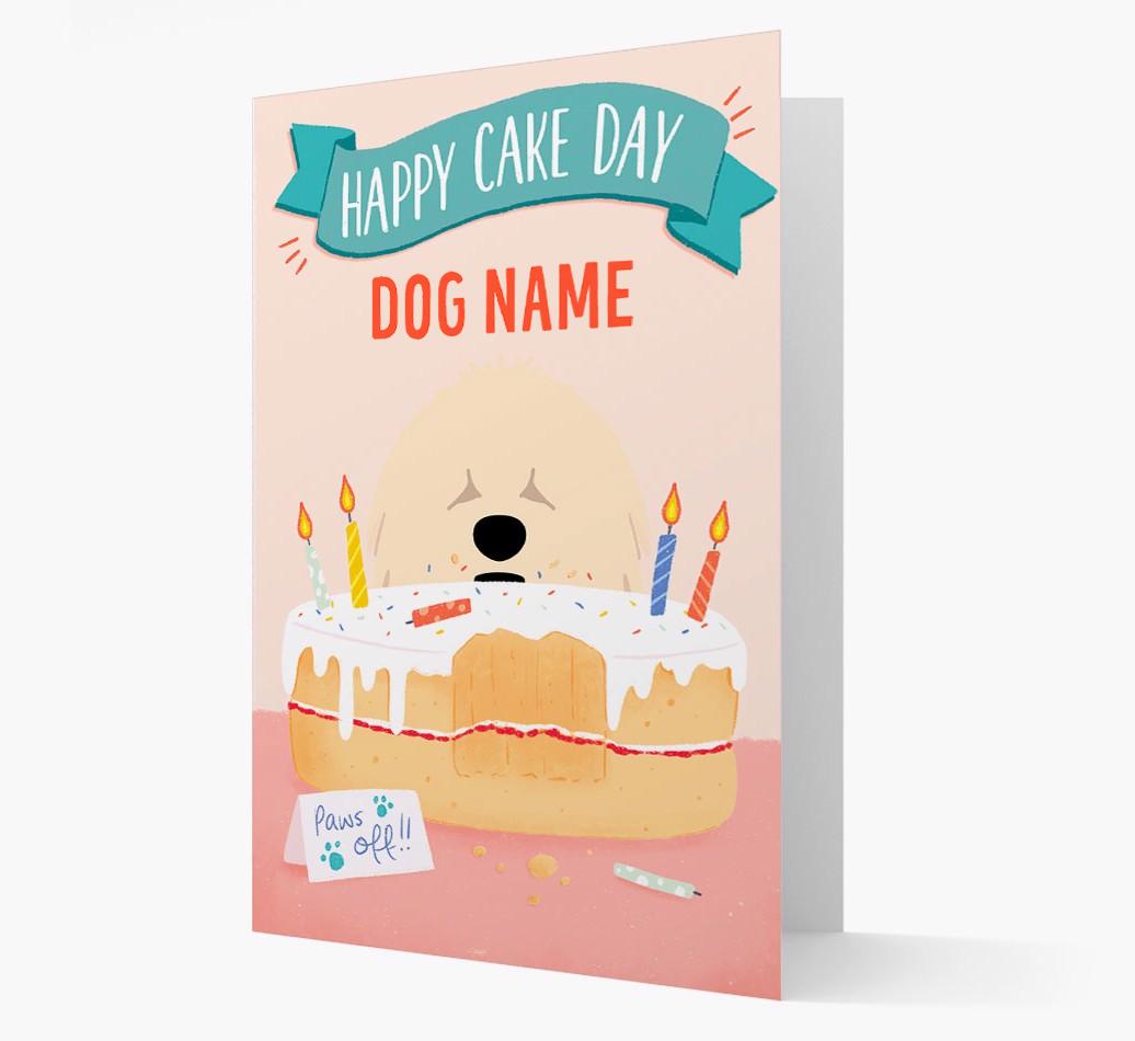 Happy Cake Day: Personalized {breedFullName} Card