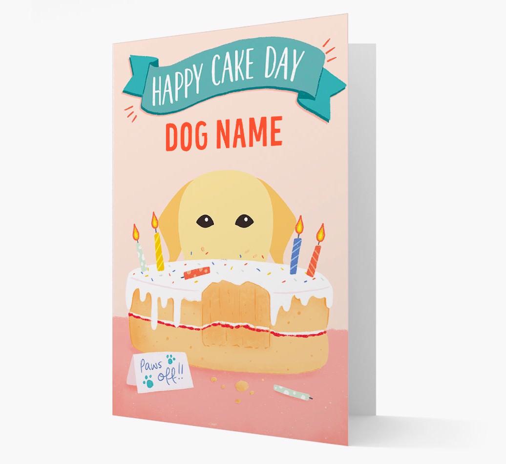 Happy Cake Day: Personalized {breedFullName} Card