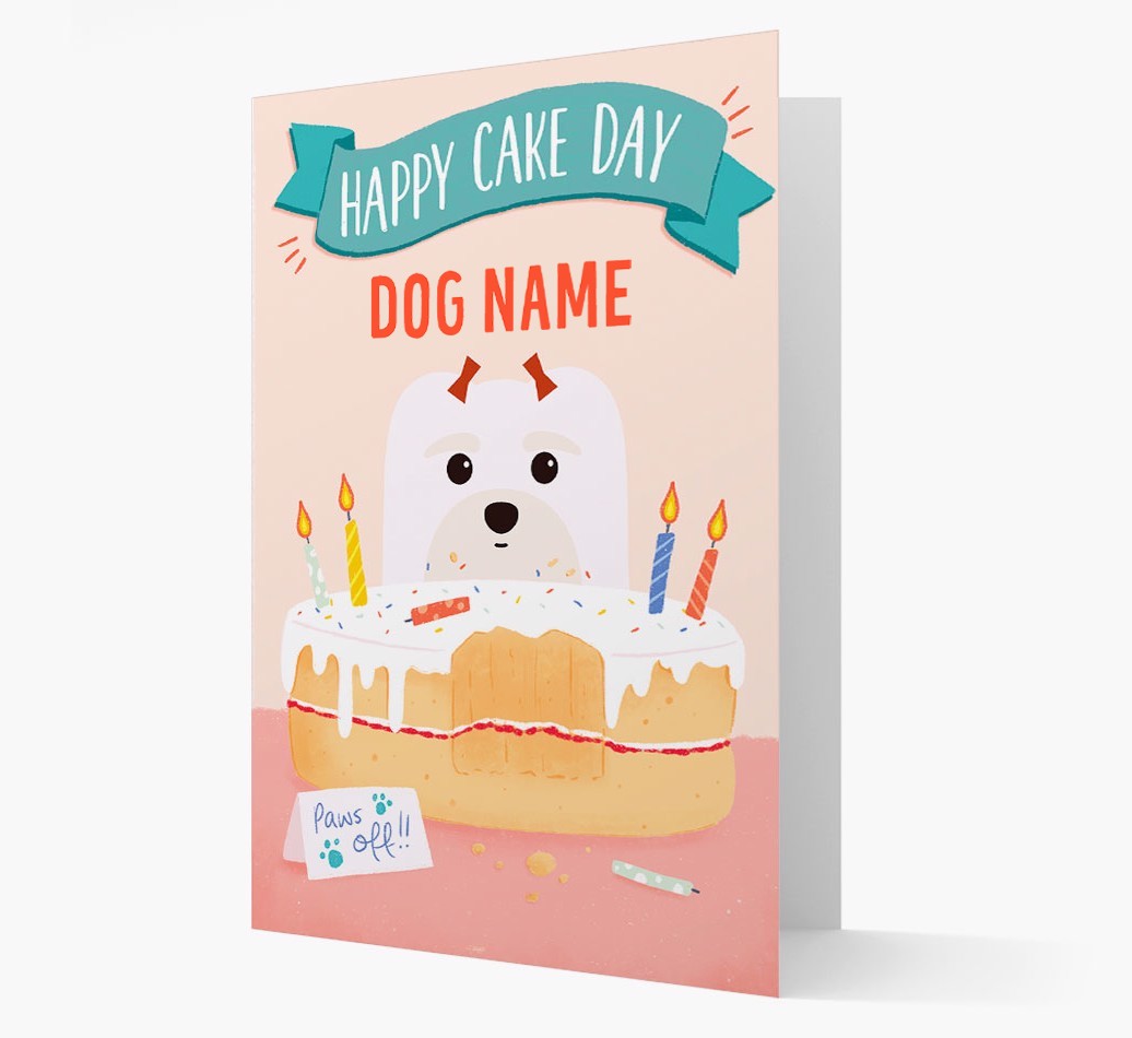 Happy Cake Day: Personalized {breedFullName} Card