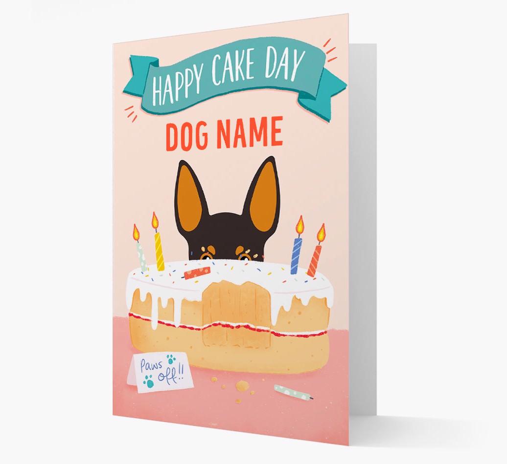Happy Cake Day: Personalized {breedFullName} Card