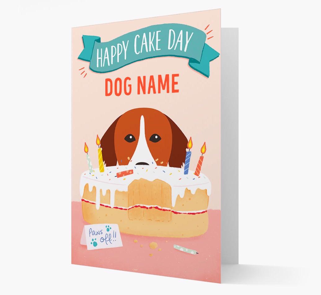 Happy Cake Day: Personalized {breedFullName} Card