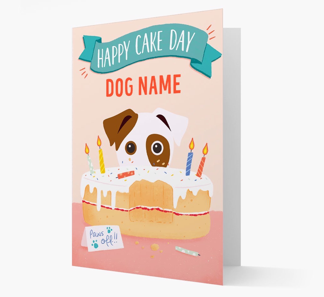 Happy Cake Day: Personalized {breedFullName} Card