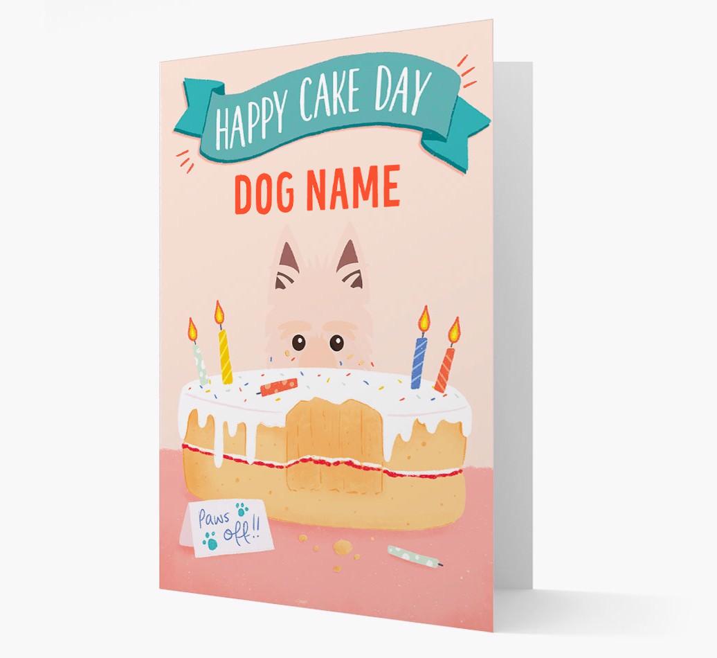 Happy Cake Day: Personalized {breedFullName} Card