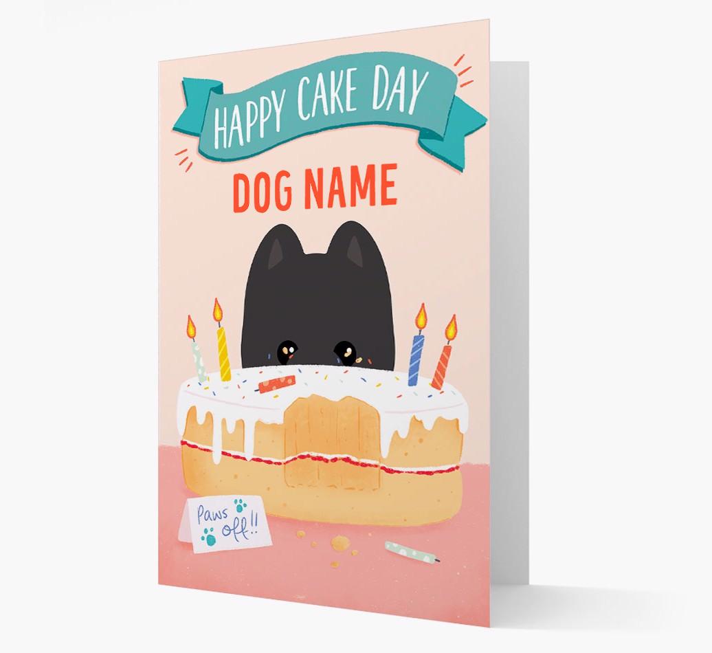 Happy Cake Day: Personalized {breedFullName} Card