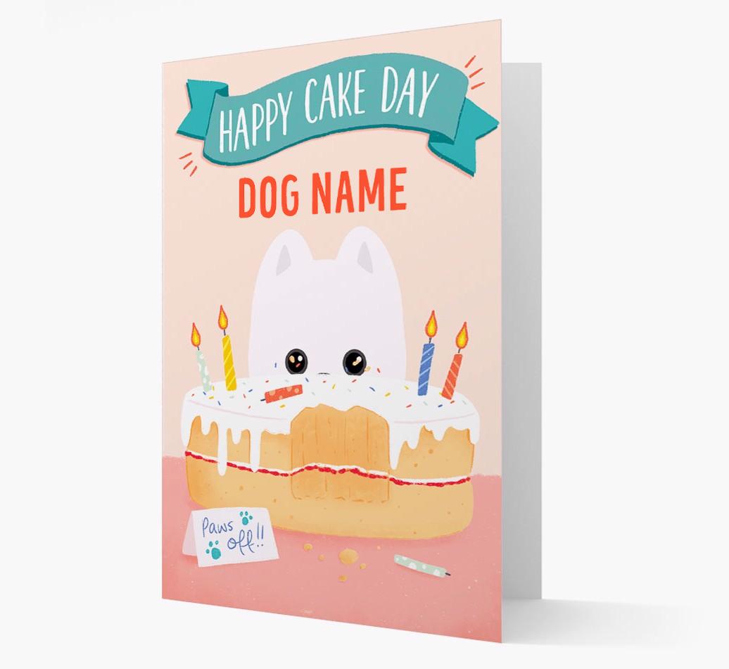 Happy Cake Day: Personalized {breedFullName} Card