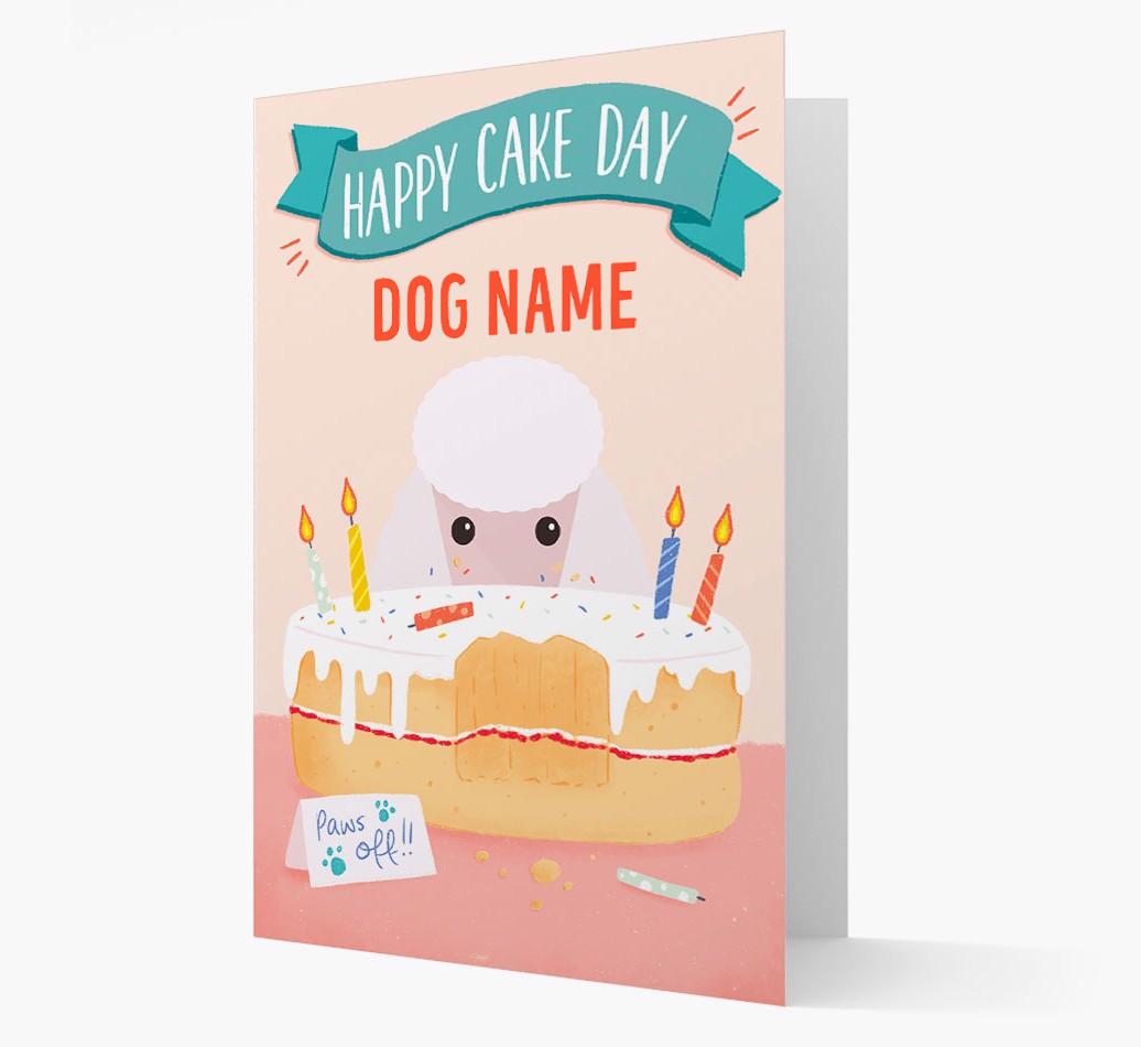 Happy Cake Day: Personalized {breedFullName} Card