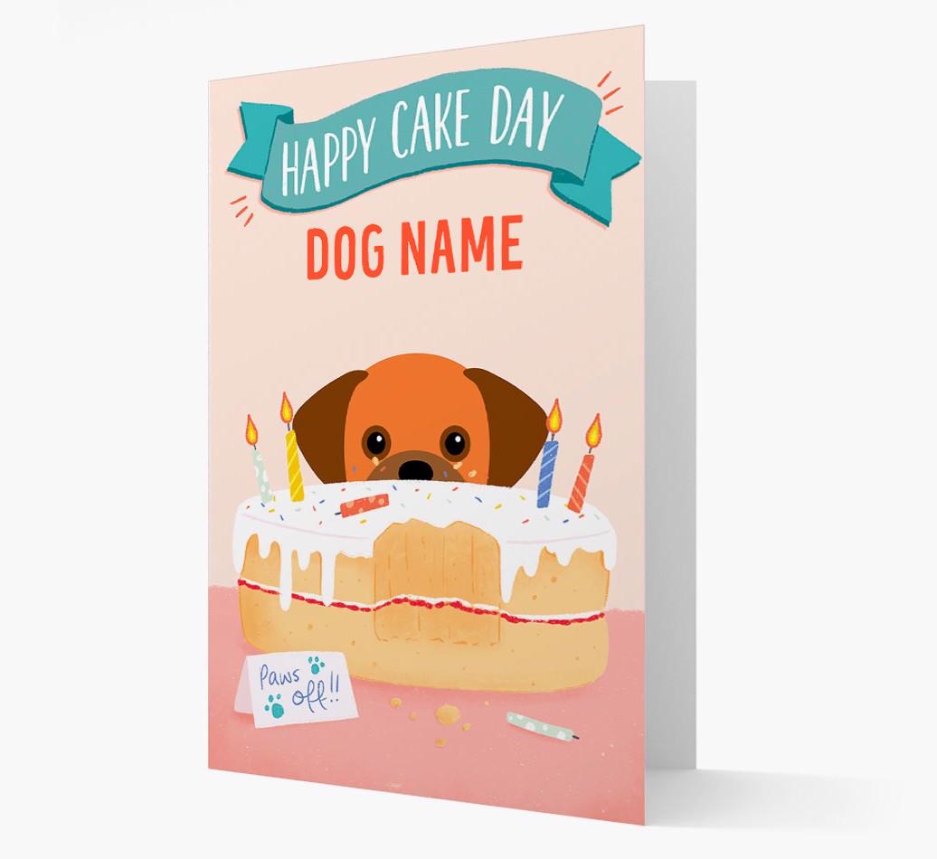 Happy Cake Day: Personalized {breedFullName} Card