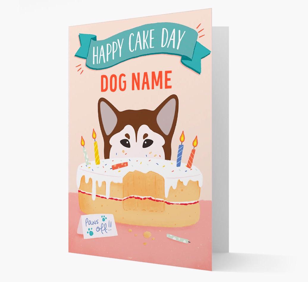 Happy Cake Day: Personalized {breedFullName} Card