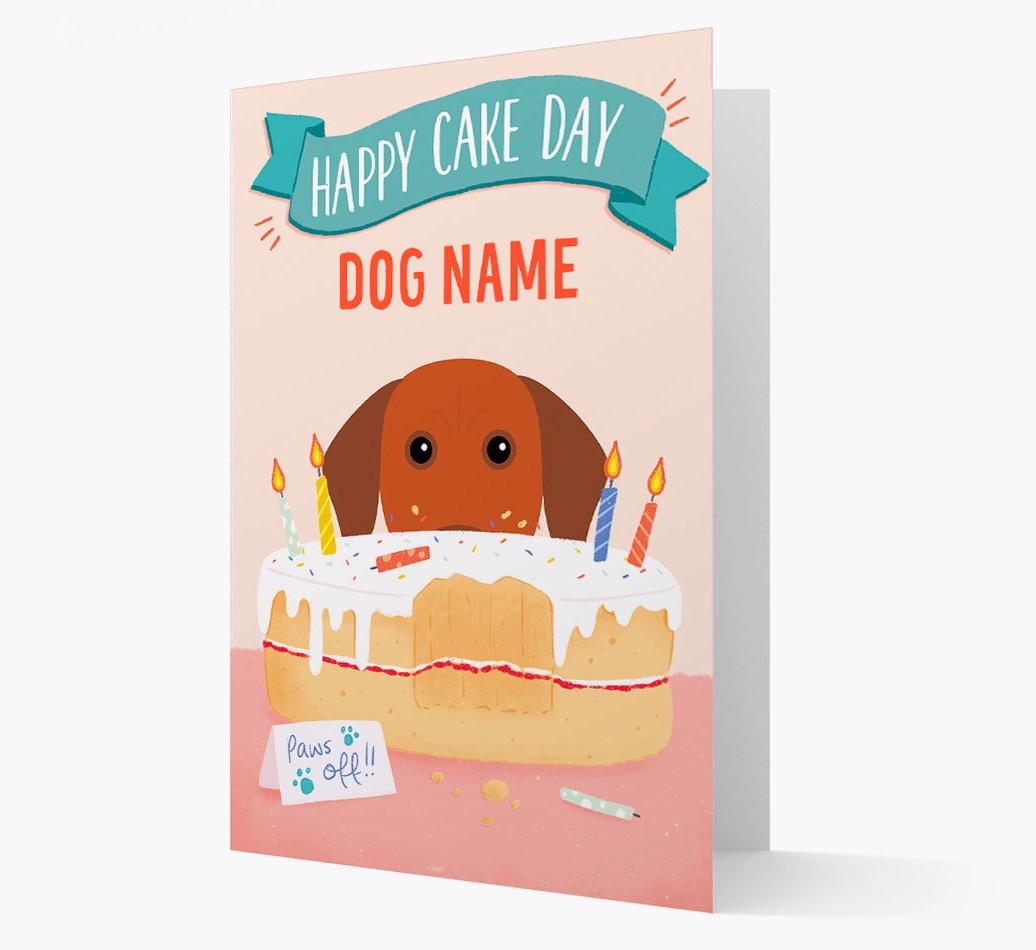 Happy Cake Day: Personalized {breedFullName} Card