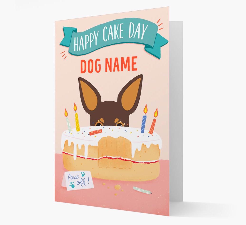 Happy Cake Day: Personalized {breedFullName} Card