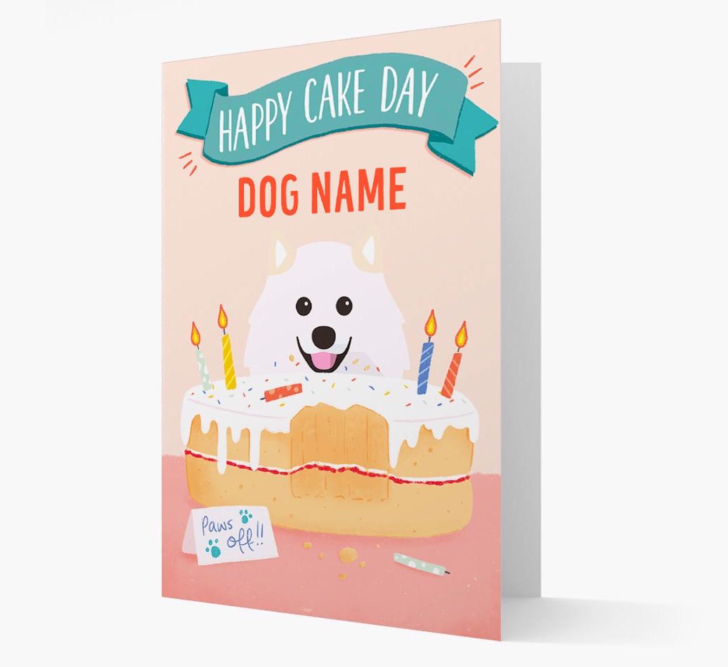 Happy Cake Day: Personalized {breedFullName} Card