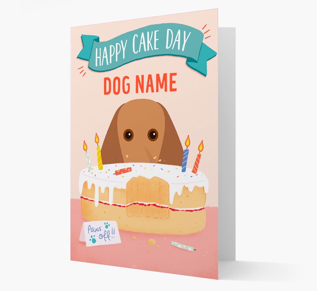 Happy Cake Day: Personalized {breedFullName} Card