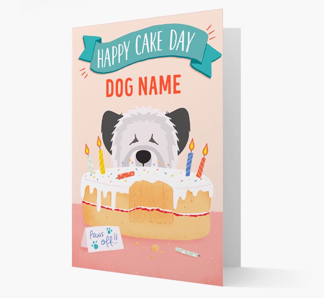 Happy Cake Day: Personalized {breedFullName} Card