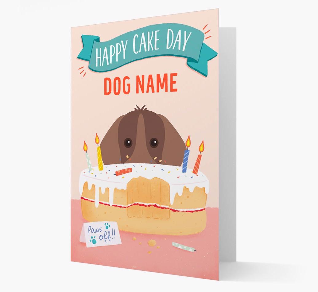 Happy Cake Day: Personalized {breedFullName} Card