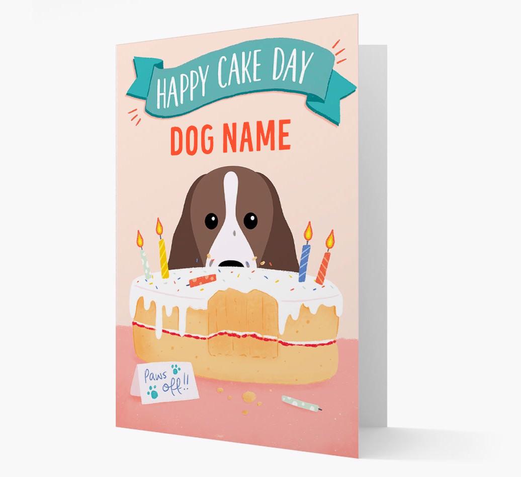 Happy Cake Day: Personalized {breedFullName} Card