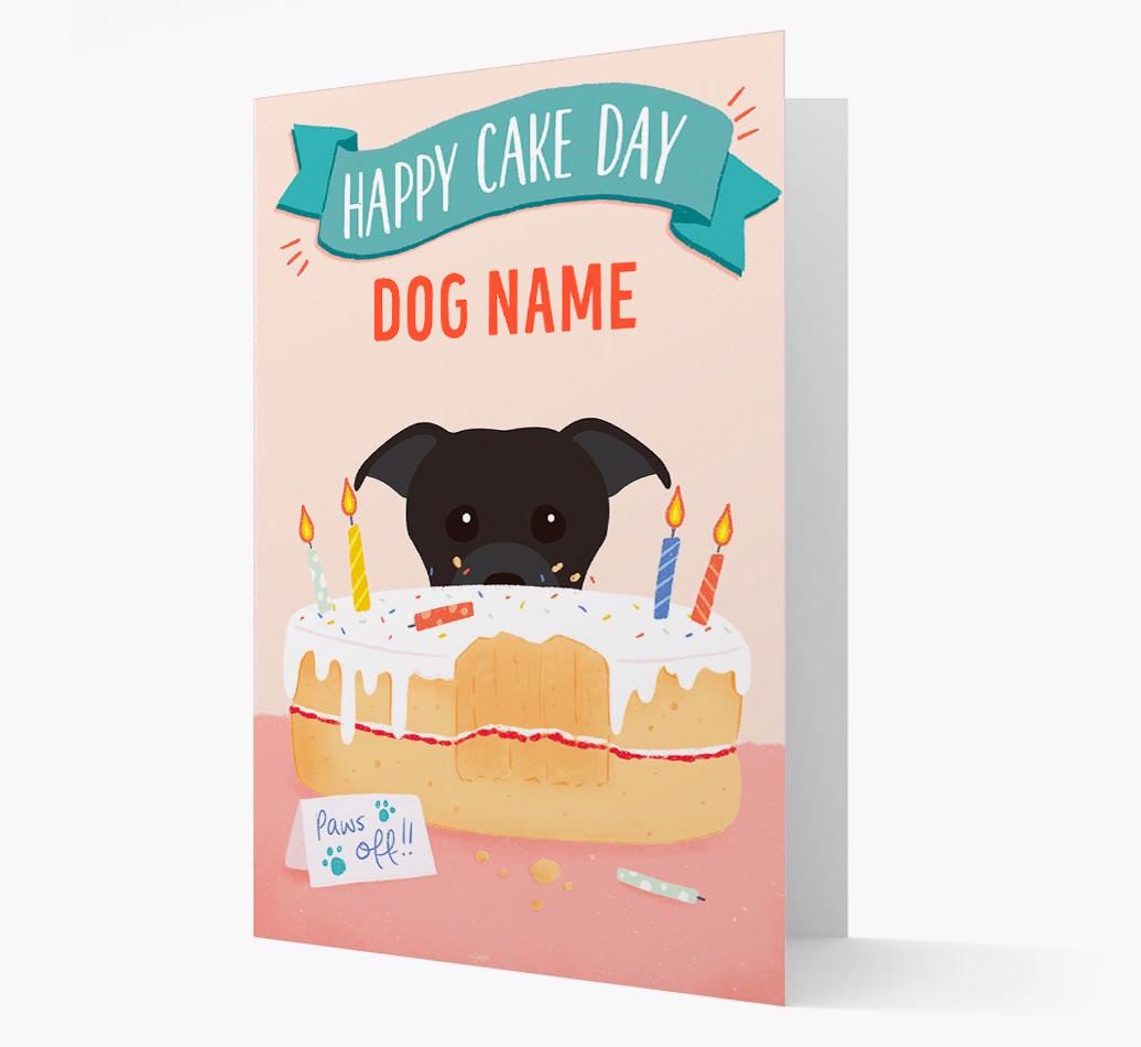 Happy Cake Day: Personalized {breedFullName} Card