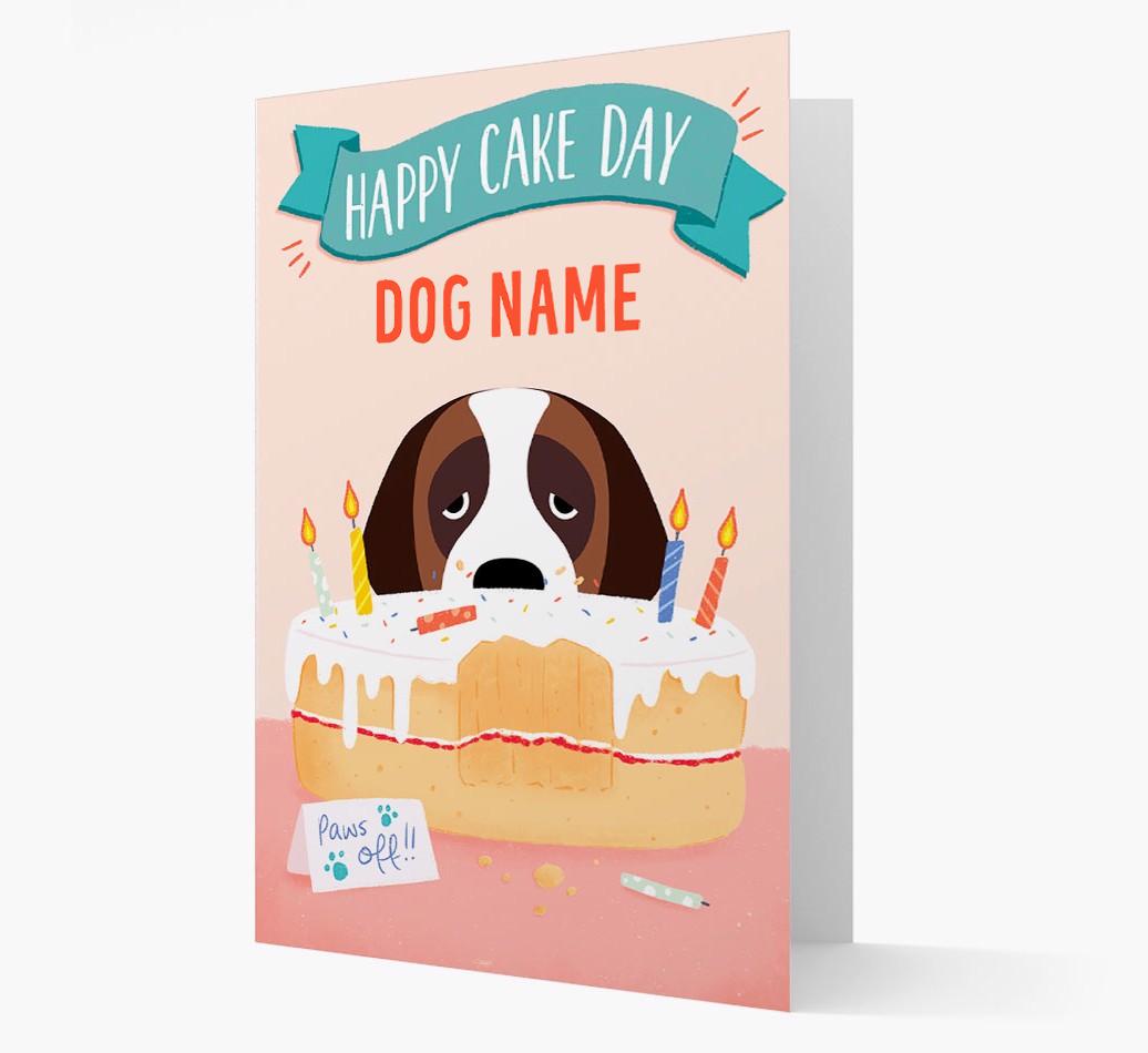 Happy Cake Day: Personalized {breedFullName} Card