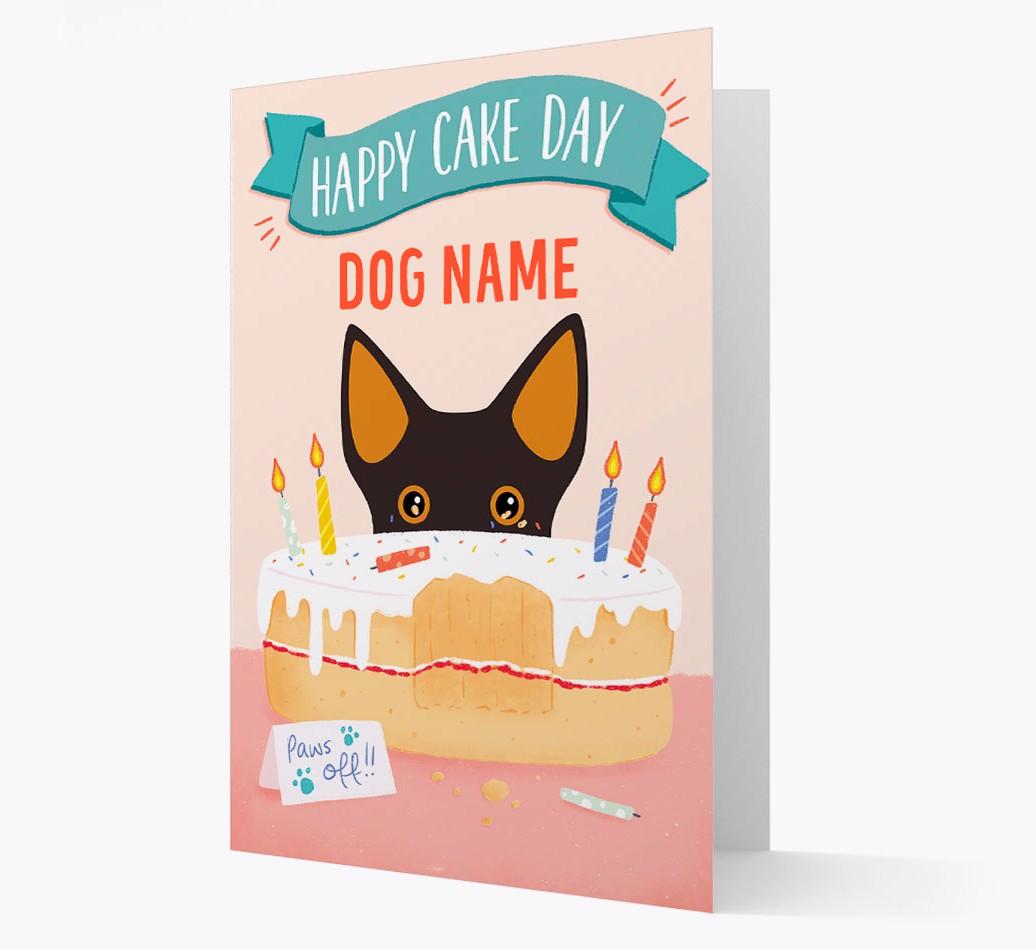Happy Cake Day: Personalized {breedFullName} Card