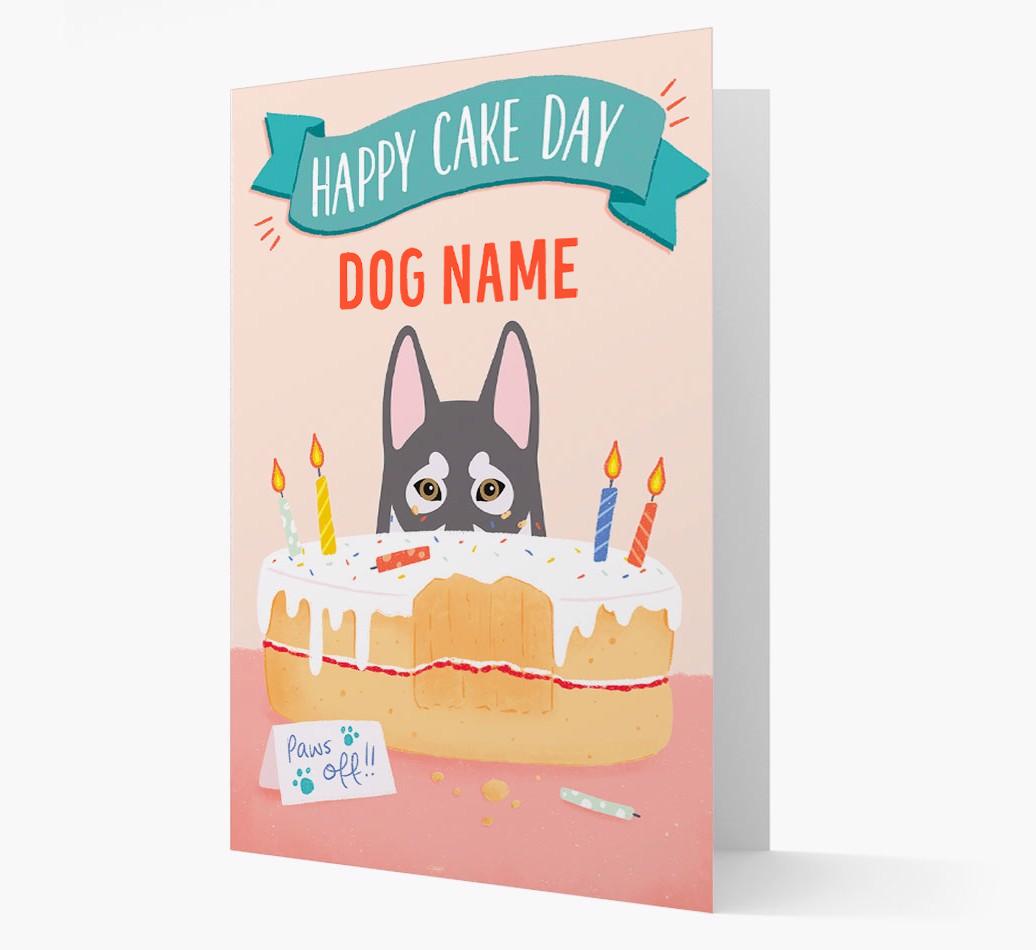 Happy Cake Day: Personalized {breedFullName} Card
