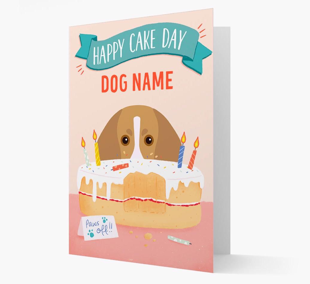 Happy Cake Day: Personalized {breedFullName} Card