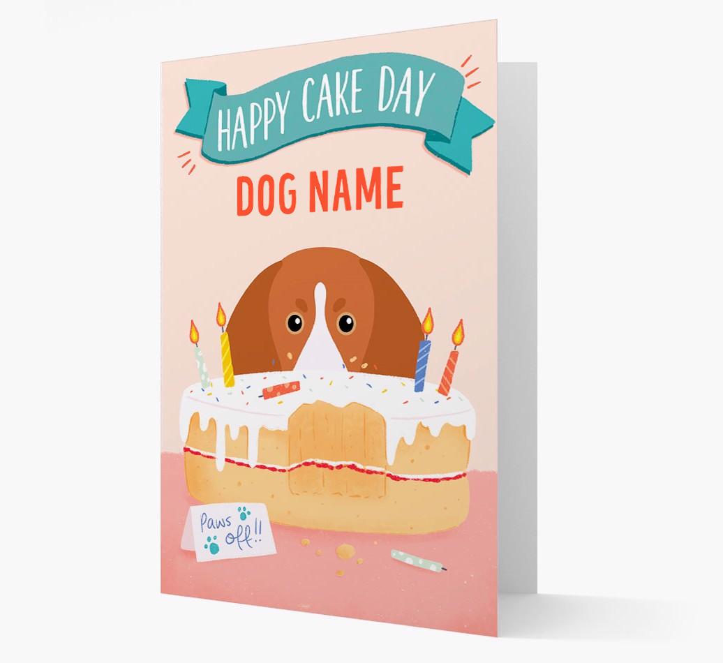 Happy Cake Day: Personalized {breedFullName} Card