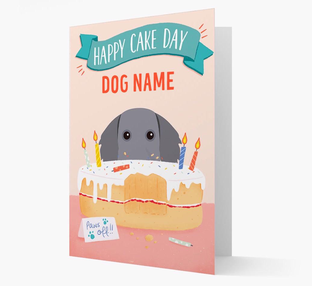 Happy Cake Day: Personalized {breedFullName} Card