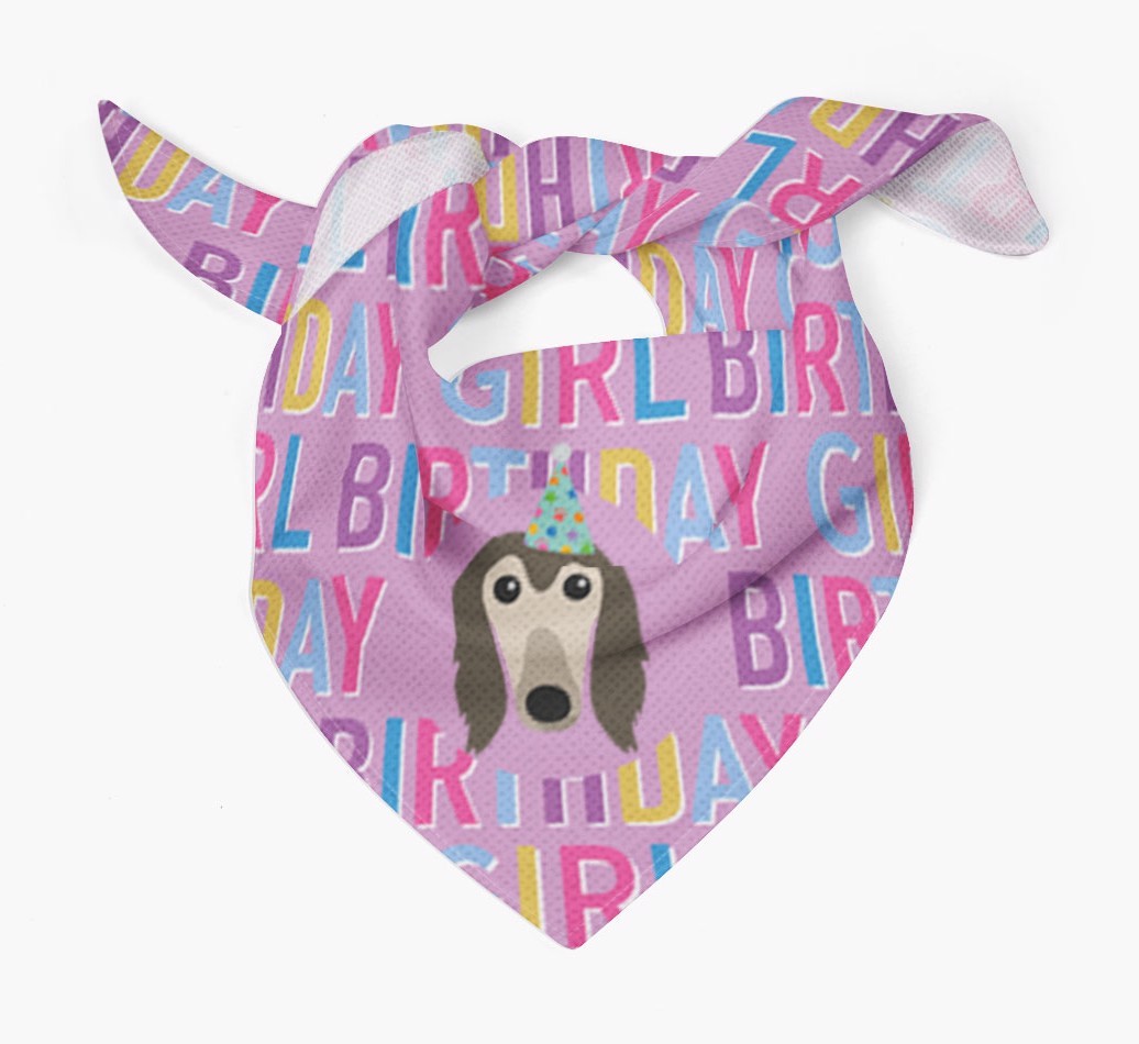 Birthday Girl: Personalised {breedFullName} Bandana