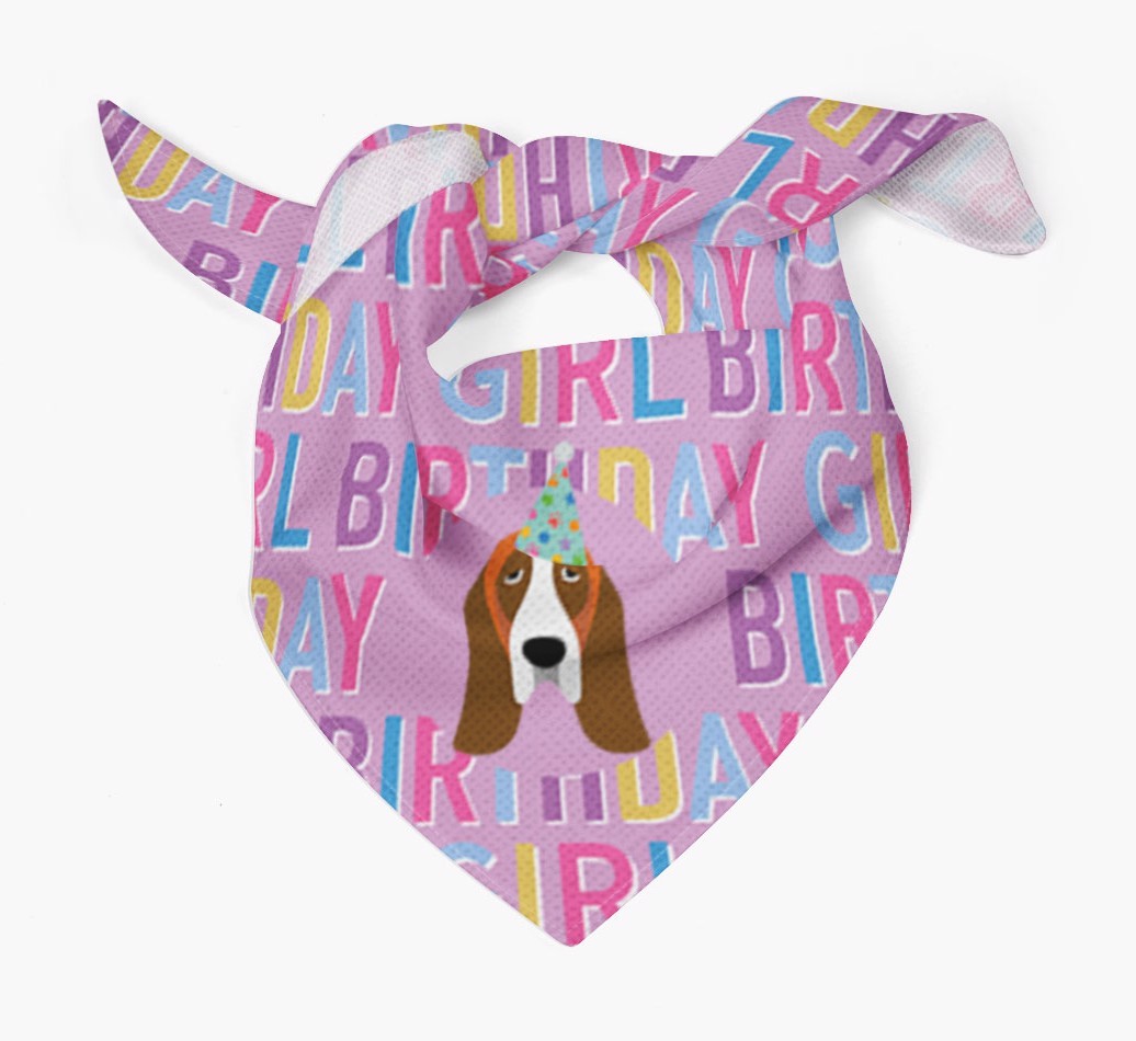 Birthday Girl: Personalised {breedFullName} Bandana