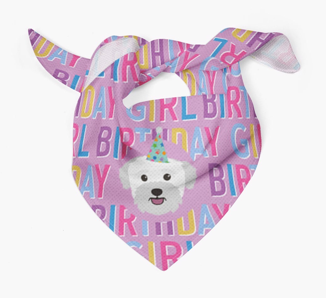 Birthday Girl: Personalised {breedFullName} Bandana