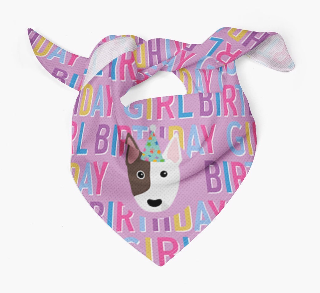 Birthday Girl: Personalised {breedFullName} Bandana