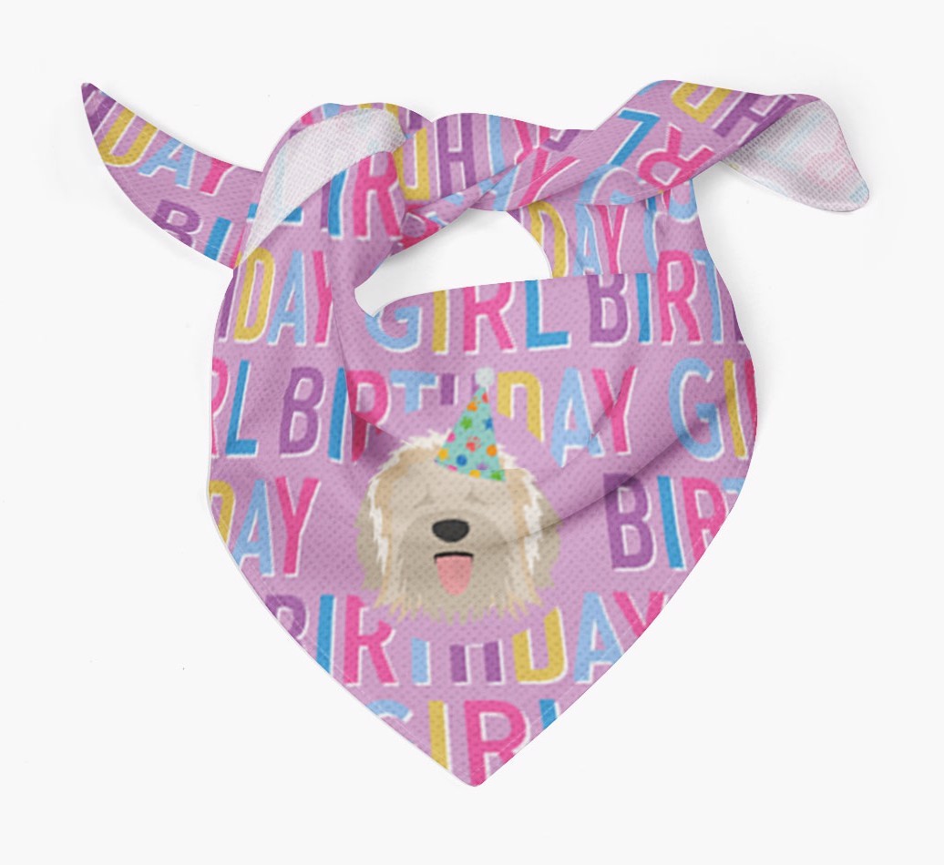 Birthday Girl: Personalised {breedFullName} Bandana