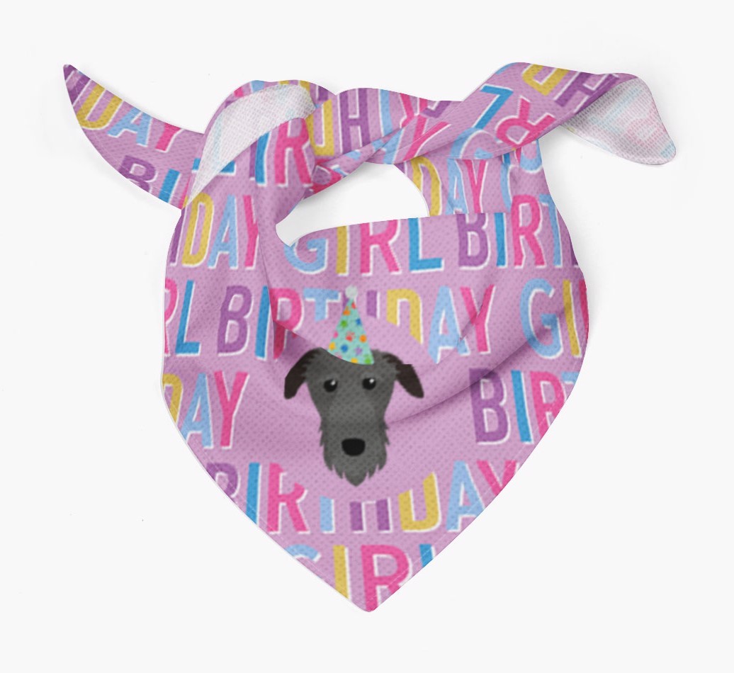 Birthday Girl: Personalised {breedFullName} Bandana
