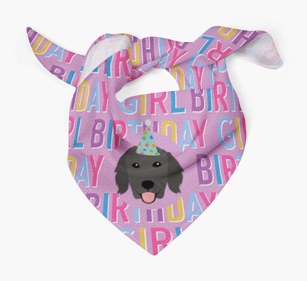 Birthday Girl: Personalised {breedFullName} Bandana