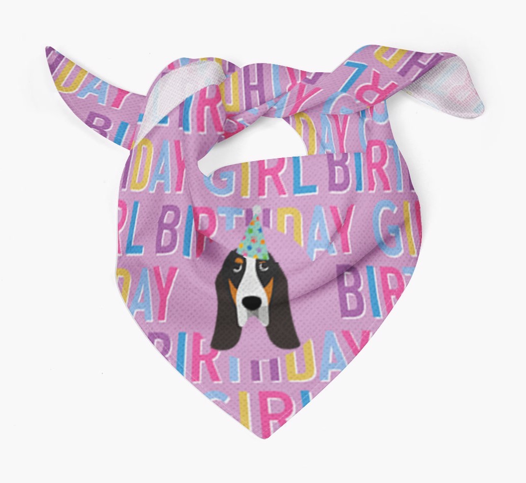Birthday Girl: Personalised {breedFullName} Bandana