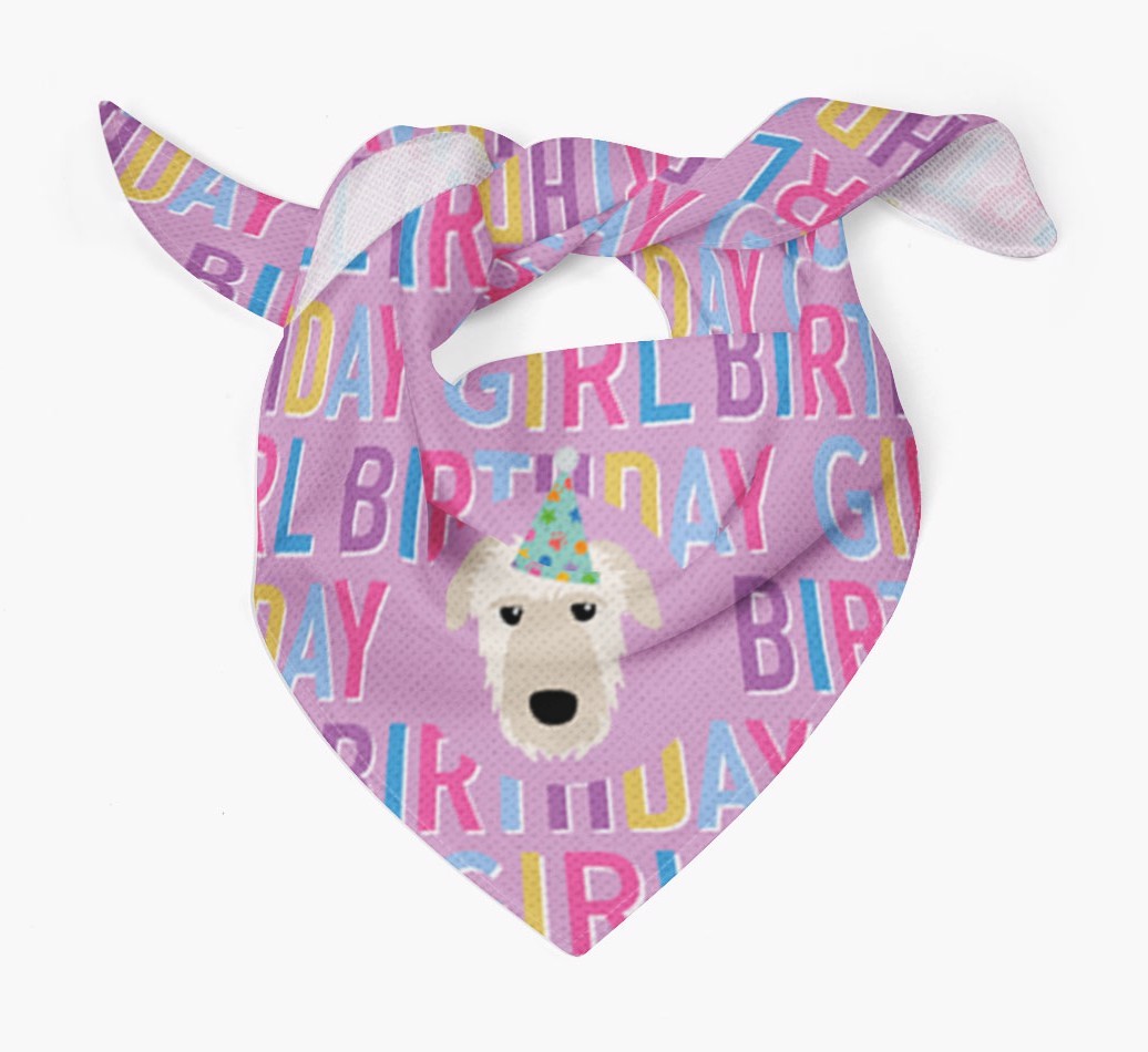 Birthday Girl: Personalised {breedFullName} Bandana