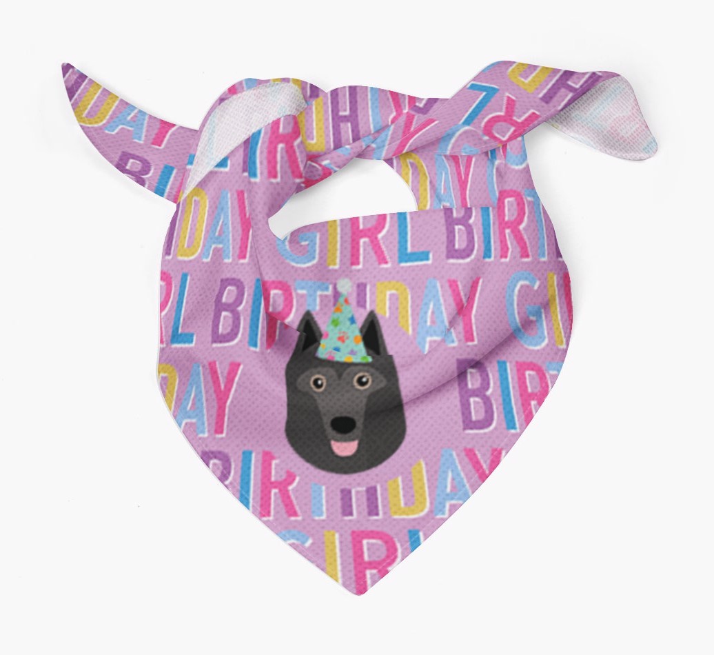 Birthday Girl: Personalised {breedFullName} Bandana