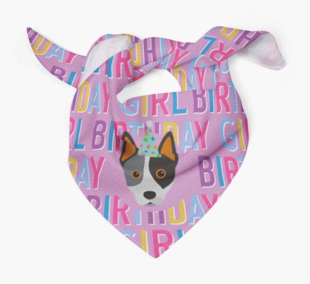 Birthday Girl: Personalized {breedFullName} Bandana