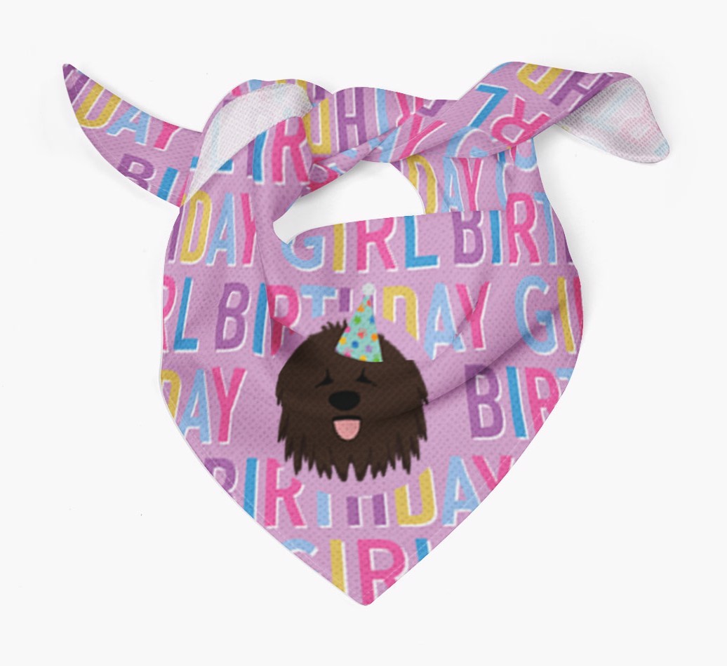Birthday Girl: Personalized {breedFullName} Bandana