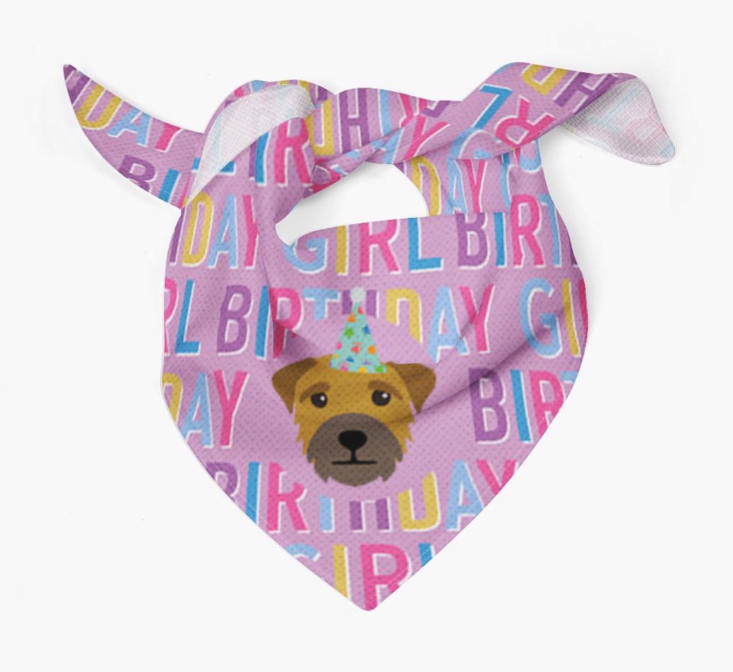 Birthday Girl: Personalized {breedFullName} Bandana