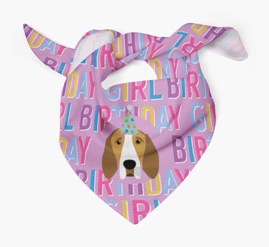 Birthday Girl: Personalized {breedFullName} Bandana