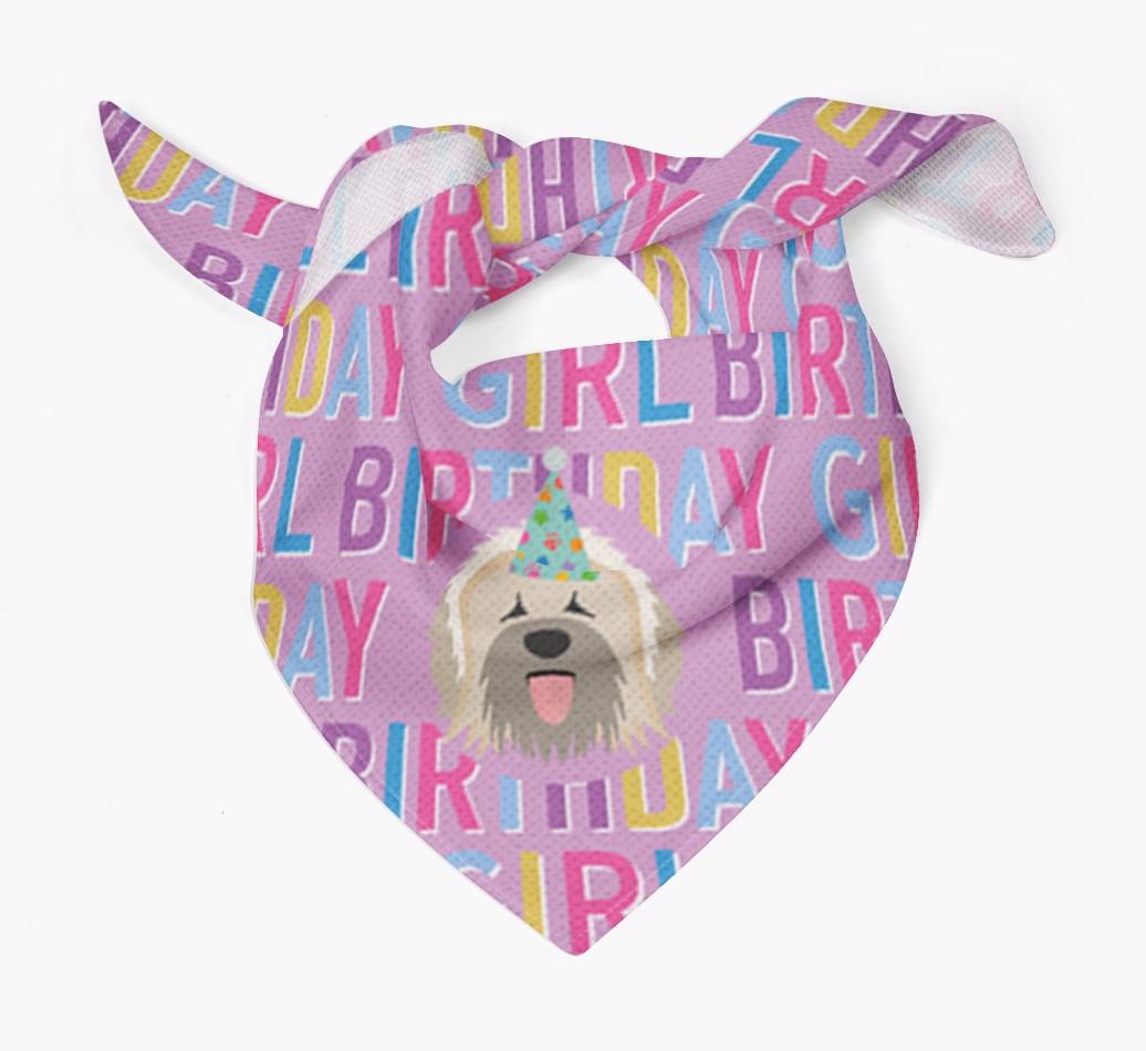 Birthday Girl: Personalized {breedFullName} Bandana