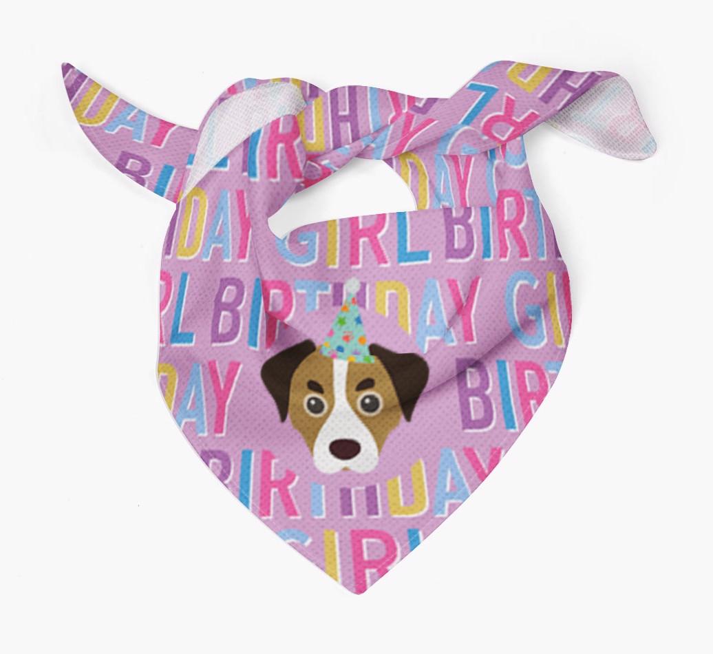 Birthday Girl: Personalized {breedFullName} Bandana