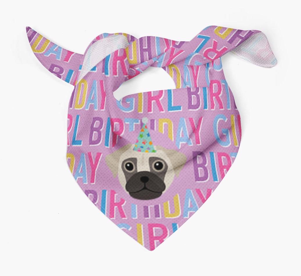 Birthday Girl: Personalized {breedFullName} Bandana