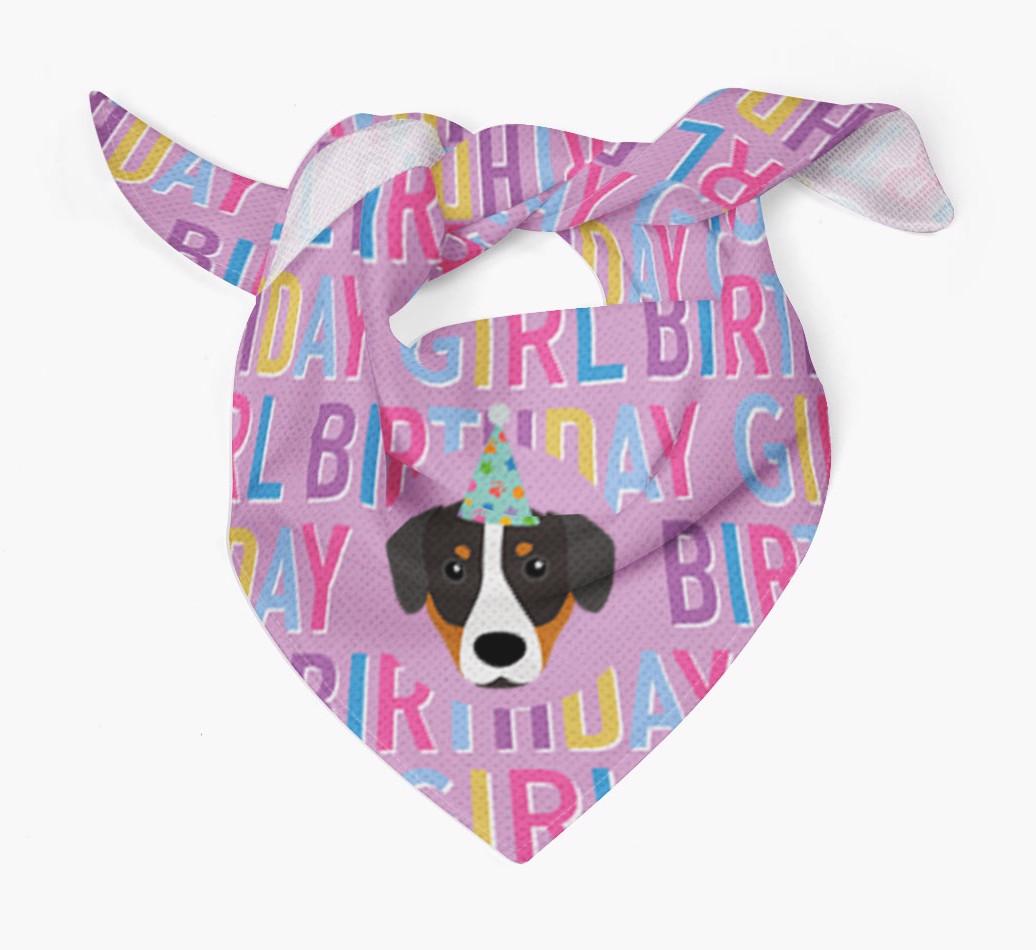 Birthday Girl: Personalized {breedFullName} Bandana