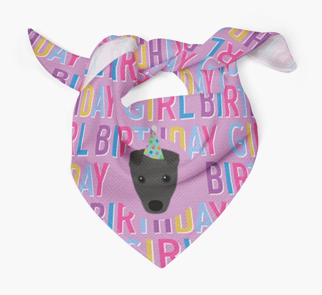 Birthday Girl: Personalized {breedFullName} Bandana