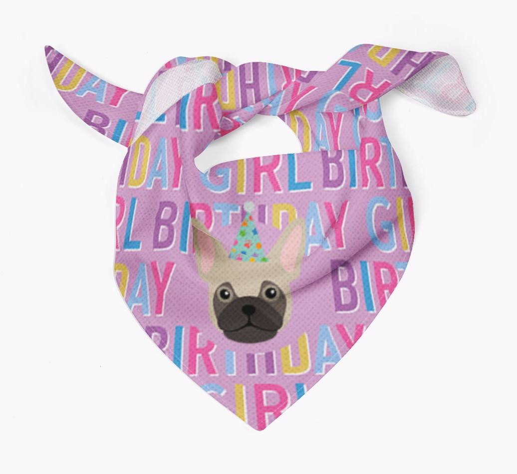 Birthday Girl: Personalized {breedFullName} Bandana