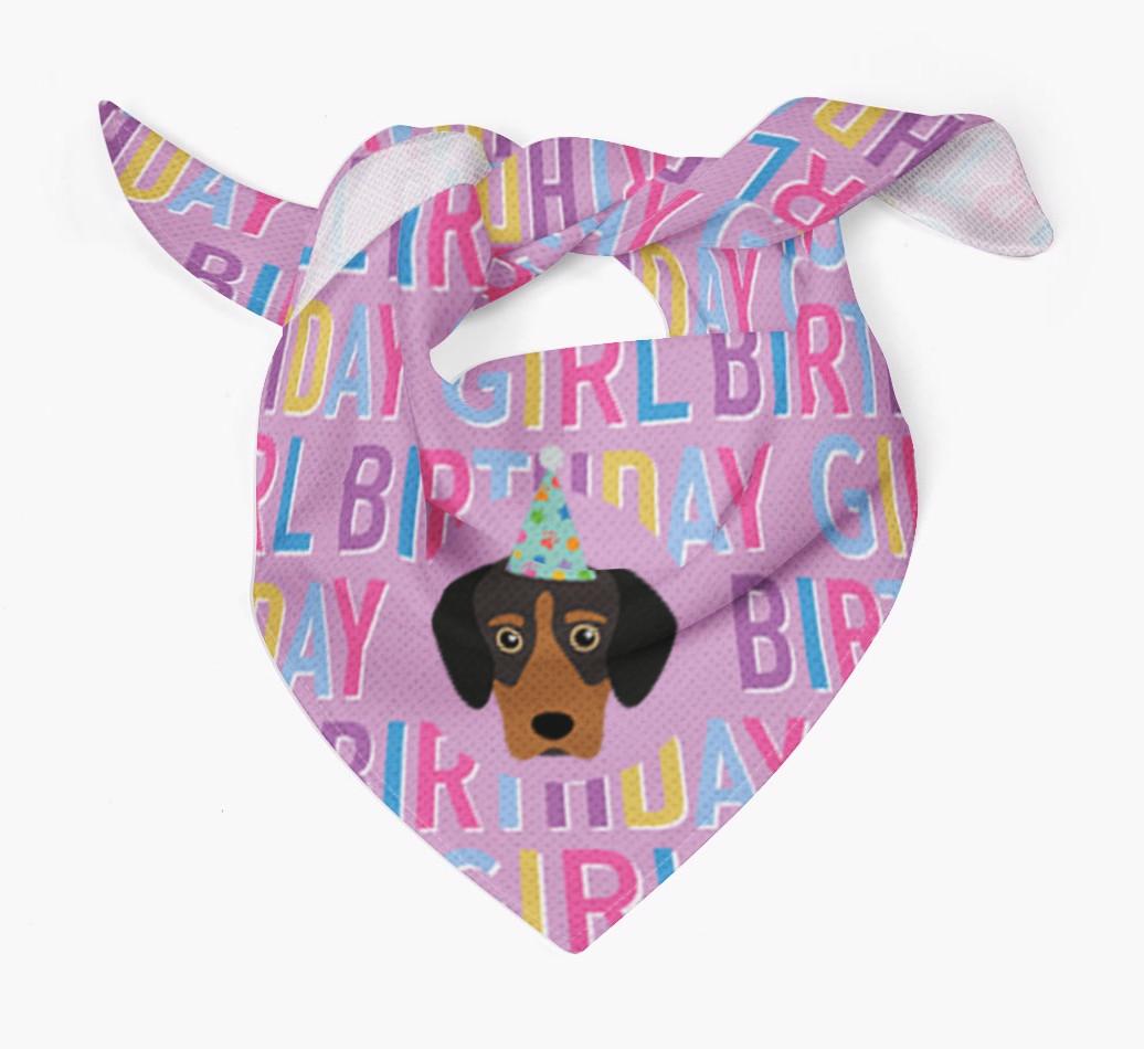 Birthday Girl: Personalized {breedFullName} Bandana
