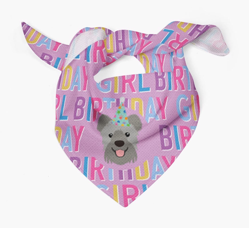 Birthday Girl: Personalized {breedFullName} Bandana