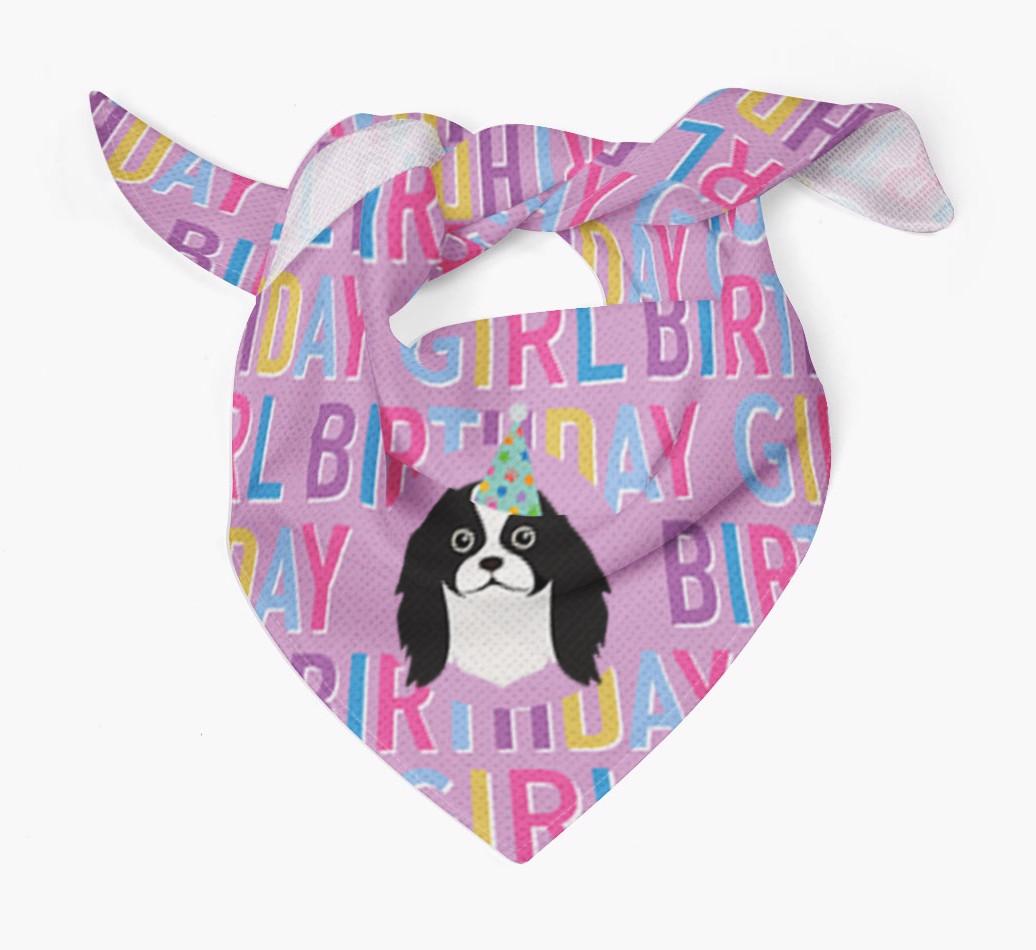 Birthday Girl: Personalized {breedFullName} Bandana